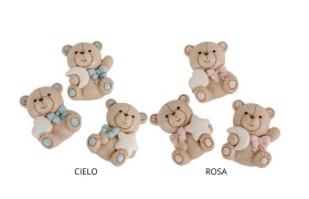 Orsetto resina con calamita ASS.3 CM5