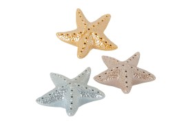 Stella marina ceramica con luce led.ASS.3 MIS.11CM