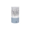 Lampada led vaso cilindrico bianco.DIAM.9 H.18CM