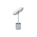 Lampada led kristal cerchio bianca.DIAM.14 H.39CM