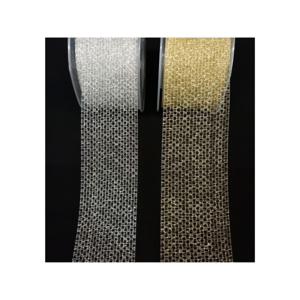 Nastro rete lurex.MM.65 MT.25