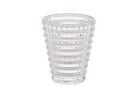 Vaso vetro tondo.H10CM D.8