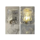 Lampada plexi con luce led.MIS.7X H 12 cm.
