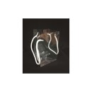 Busta PVC con manici corda.MIS.9X9 H14CM