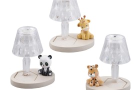 Lampada led baby zoo resina.ASS.3 H.12CM