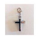 Charms metallo con croce.MIS.2,5X2CM
