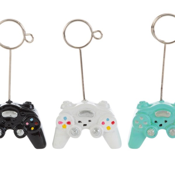 Segnaposto joystick in resina.ASS.3 MIS.5,5X2,5 H9CM