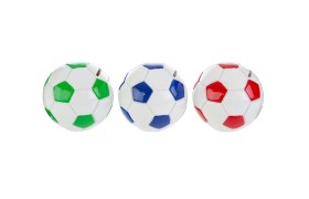 Salvadanaio pallone in resina.ASS.3 MIS.11,5X11CM
