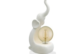 Lampada elefante in resina.MIS.14X10,3 H.29,7CM