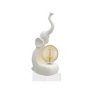 Lampada elefante in resina.MIS.14X10,3 H.29,7CM