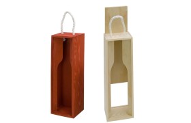 Portabottiglie legno.MIS.10X10 H.33CM