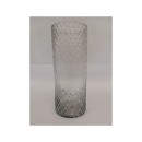 Vaso vetro diamante.DIAM.10 H.25CM