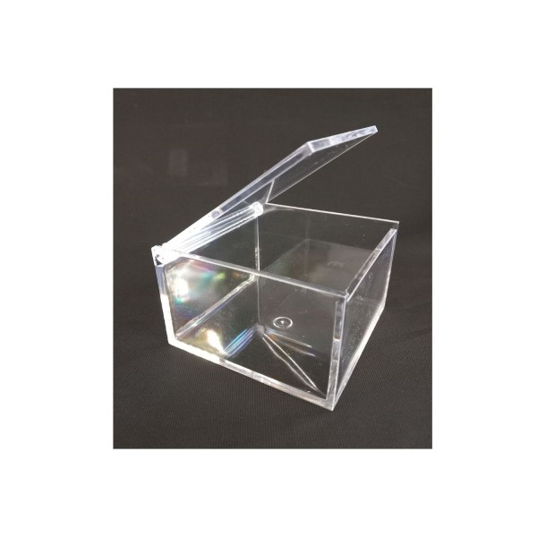 Scatola plexiglass.MIS.10X10 H.6CM