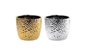 Vaso ceramica.ASS.2 DIAM.14,5 X H12,5CM