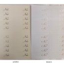 SET 200 bigliettini per bomboniere con scritta oro.