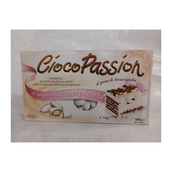Confetto doppio cioccolato senza mandorla gusto STRACCIATELLA.KG1
