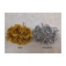 MAZZO 6PZ.Rosa lame'DIAM.4,5CM