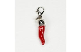 Charms cornetto rosso.H.3CM