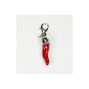 Charms cornetto rosso.H.3CM