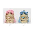 Scatola legno e plexi giostra con sacchetto.MIS.5,5X H.8CM