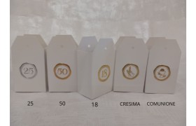 Bustina cartoncino bianco.MIS.5,5X3,5 H.10CM