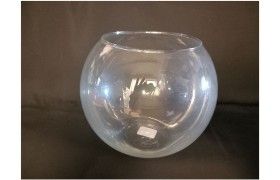 Sfera vetro trasparente.DIAM.13 H.17CM