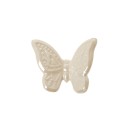 Farfalla ceramica BIANCA con calamita.CM.5,5 X 4,5