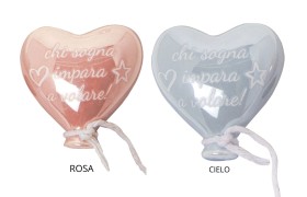 Cuore in ceramica  con calamita.CM.5
