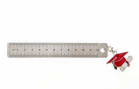 Righello con ciondolo in zama LAUREA.CM14