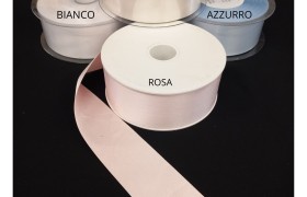 Nastro doppio raso .MM.50 MT.50 MADE IN ITALY