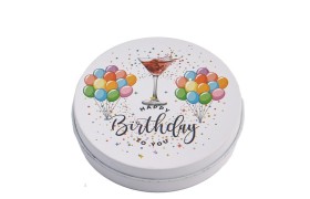 Scatola compleanno con candela .MIS.8X2CM