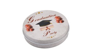 Scatola laurea con candela.MIS.8X2CM