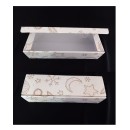 Scatola 1 bottiglia cartoncino decoro universo .MIS.34X9 H9CM