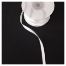 Nastro doppio raso  BIANCO LATTE.MM 6 MT100