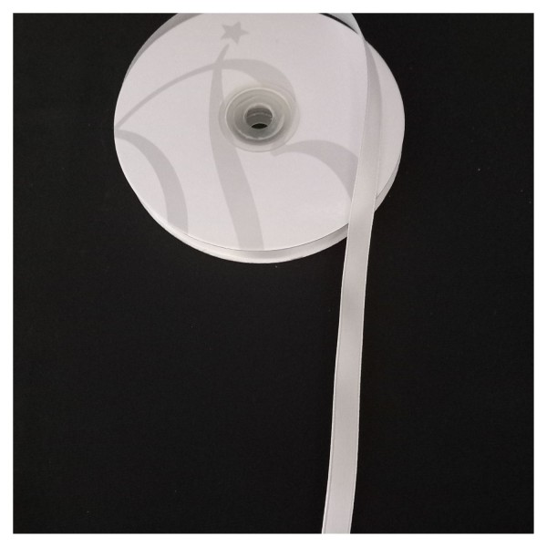 Nastro doppio raso  BIANCO LATTE.MM10 MT50
