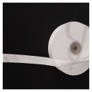 Nastro doppio raso  BIANCO LATTE .MM 15 MT 50