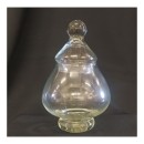 Poutiche vetro.Diam 10cm H15,5cm Apertura 5,8cm