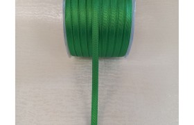 Nastro doppio raso VERDE SMERALDO.MM6 MT50 MADE IN ITALY