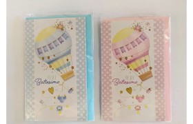 Biglietti auguri BATTESIMO ASS.2 MIS.8,5X13,5CM