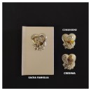 Vangelo in  similpelle bianco con placca.MIS.7 X H11CM