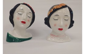 Vaso ceramica viso.Ass.2 MIS 9,5X H 13CM