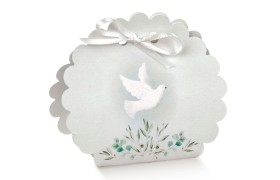 Scatola borsa in cartoncino SANTA CRESIMA.Mis.8x4 H8,5CM