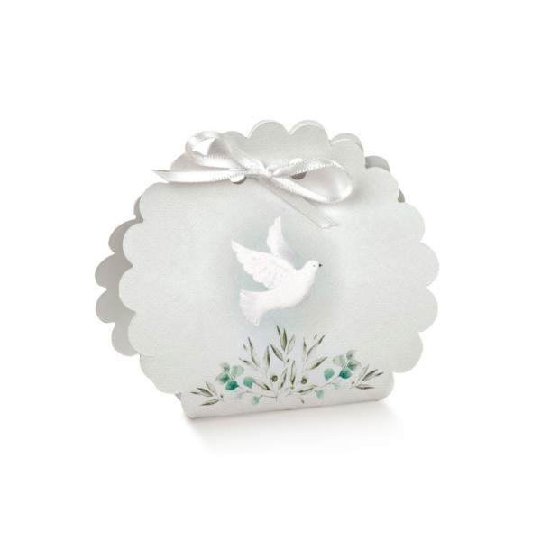 Scatola borsa in cartoncino SANTA CRESIMA.Mis.8x4 H8,5CM