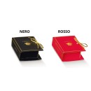 Scatola LAUREA forma libro in cartoncino.Mis.7x6 H 3cm
