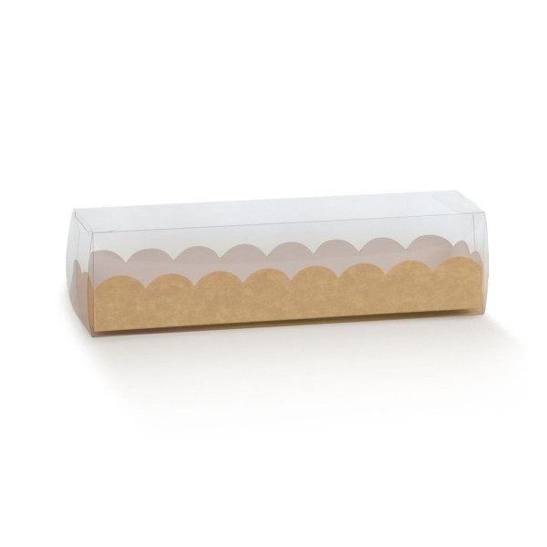 Astuccio pvc e cartoncino avana.Mis.19x5 H5cm