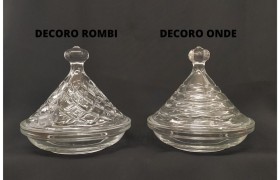 Contenitore vetro.DIAM.12,5 H12CM