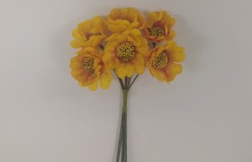 Girasole Mazzo da 6pz Diam..3,5cm