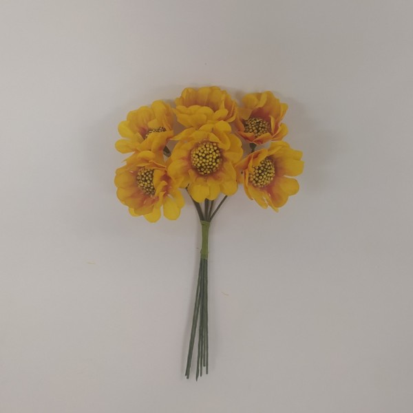 Girasole Mazzo da 6pz Diam..3,5cm