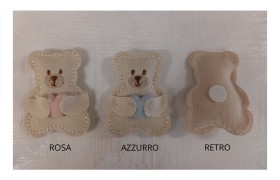 Orso cotone con adesivo.H 5,5CM
