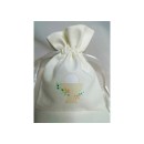 Sacchetto cotone avorio COMUNIONE.MIS.10X14CM